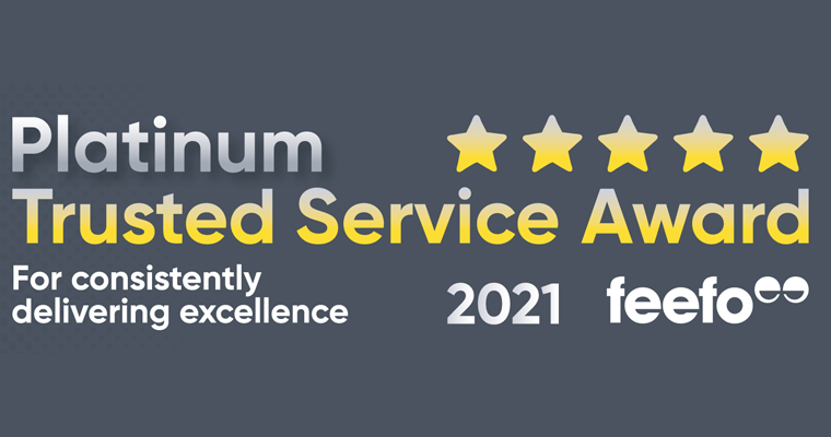MySafestore récompensé par le label Feefo Platinum Trusted Service Award 2021